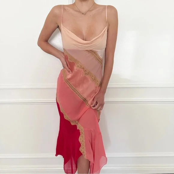 Victoria's Secret 100% Silk Cowl Dress - Picture 1 of 5